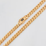 Cadena Cubana Infinito 18.85g / 24 in / 4.8mm Oro Rosa 18K