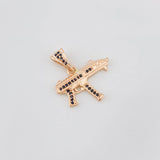 Dije Mini Uzi 2.25g / 1 in Oro Rosa 18K