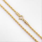 Cadena Lazo 1.95 g / 23 3/4 in / 1.7 mm Oro Amarillo 18K