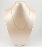 Cadena Marinera 2.2gr / 17 3/4 in / 1.7mm Oro Amarillo +3 18K