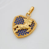 Dije Placa Caballo 3.5g / 1 in Oro Amarillo 18K