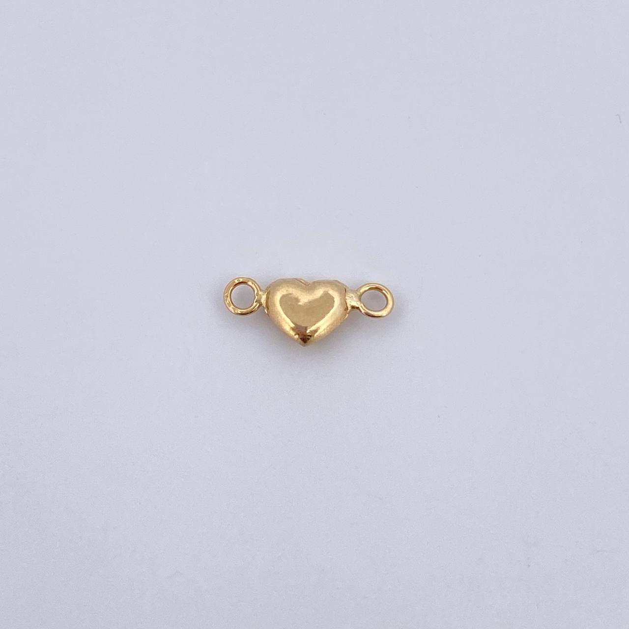 Charm Heart 0.2gr / 1cm / Blown 18K Yellow Gold $