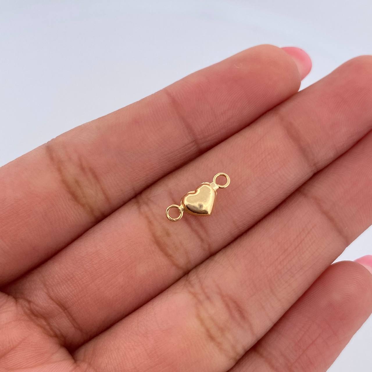 Charm Heart 0.2gr / 1cm / Blown 18K Yellow Gold $