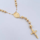 Rosario Encargado 21.2gr / 60cm / 7mm-8mm Bolas Lisas Oro Amarillo 18K