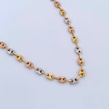 GC Chain 13.75gr / 61.9cm / 4.8mm Diamond Cut Three 18K Gold &