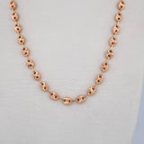 Cadena GC 13gr / 60.7cm / 4.1mm Diamantada Oro Rosa 18K &