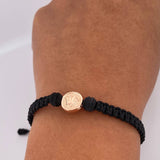 Black Woven Bracelet Crown RX 0.55gr / 18K Gold +0$