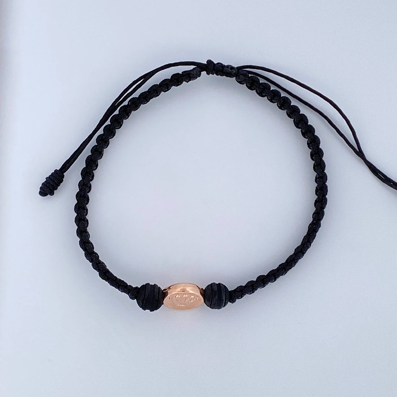 Black Woven Bracelet Crown RX 0.55gr / 18K Gold +0$