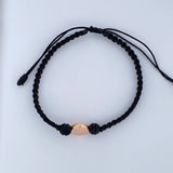 Black Woven Bracelet Crown RX 0.55gr / 18K Gold +0$