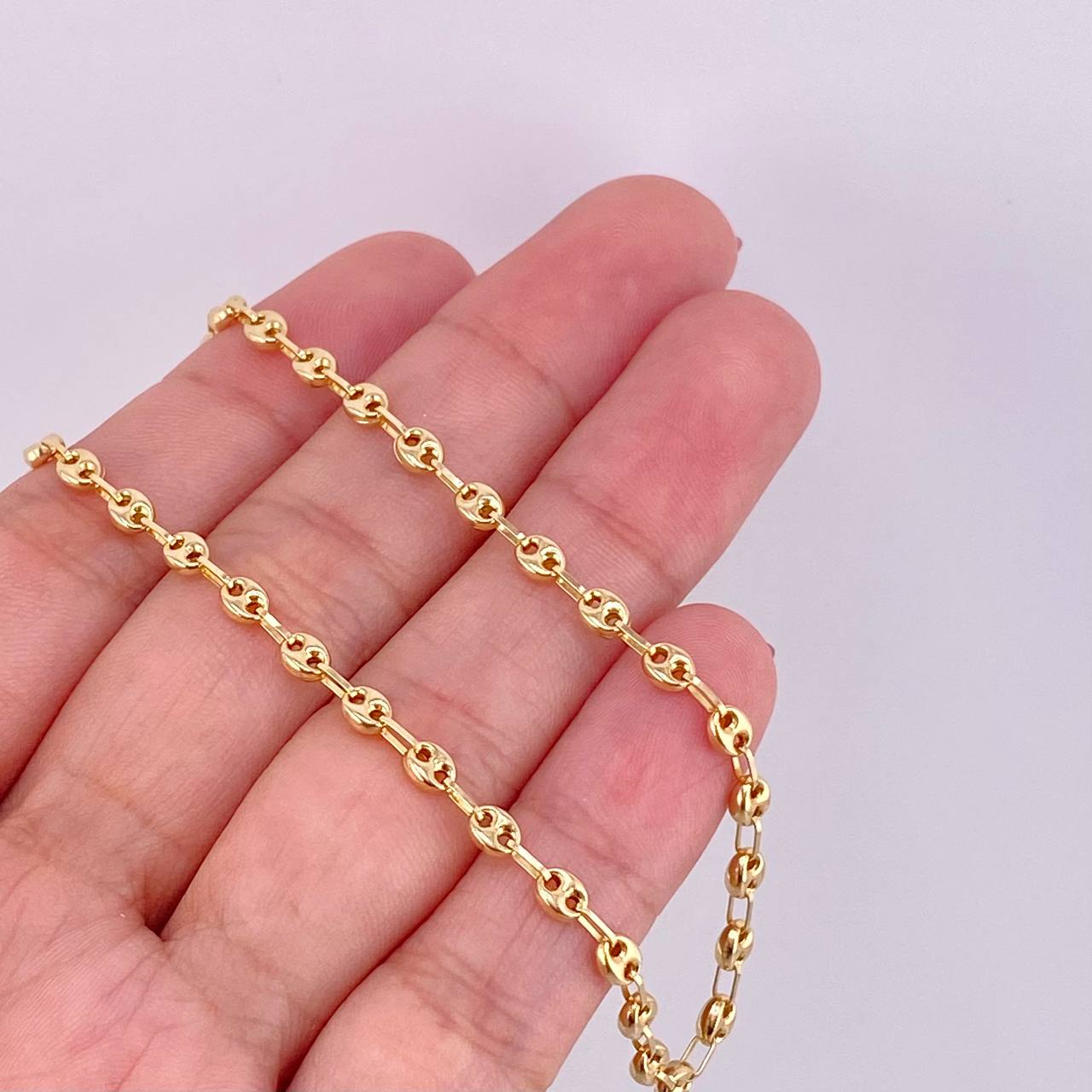 Cadena GC 5.15g / 20 in / 3.3mm Oro Amarillo 18K