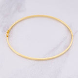 Bracelet Smooth Hoop 2.4g / 6 3/4 in / 2mm Yellow Gold 18K