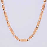 Rustic Barrel Screw Chain 17.55g / 26 in / 5mm 18K Rose Gold