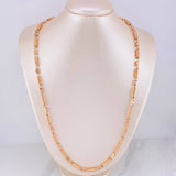 Rustic Barrel Screw Chain 17.55g / 26 in / 5mm 18K Rose Gold