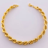 Pulso Lazo 5.3g / 7 3/4 in / 5.6mm Oro Amarillo 18K