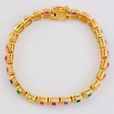Pulso Tennis Tupido 24.8g / 7 1/2 in / 6.9mm Oro Amarillo 18K