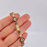 Pulso Tennis Trebol 14.5g / 7 in / 10mm Oro Amarillo 18K