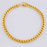 Pulso Cubano 18.25g / 7 1/4 in / 5mm Oro Amarillo 18K