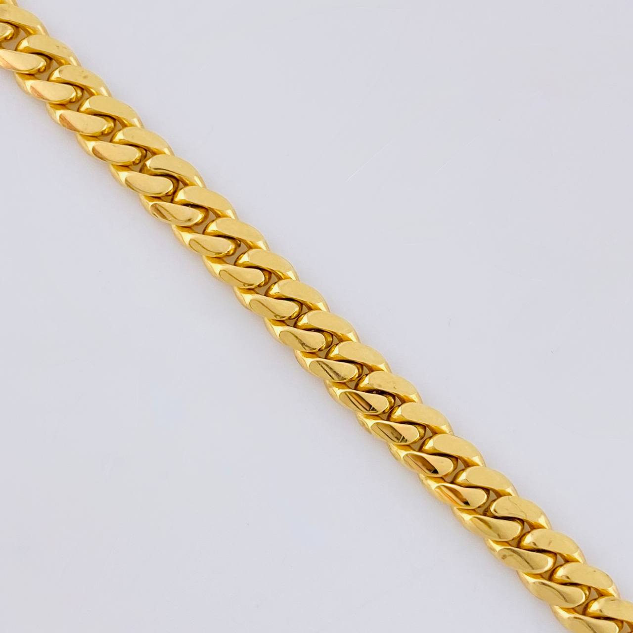 Pulso Cubano 18.25g / 7 1/4 in / 5mm Oro Amarillo 18K