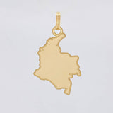 Dije Mapa Colombia 1.05g / 1 1/4 in Oro Amarillo 18K