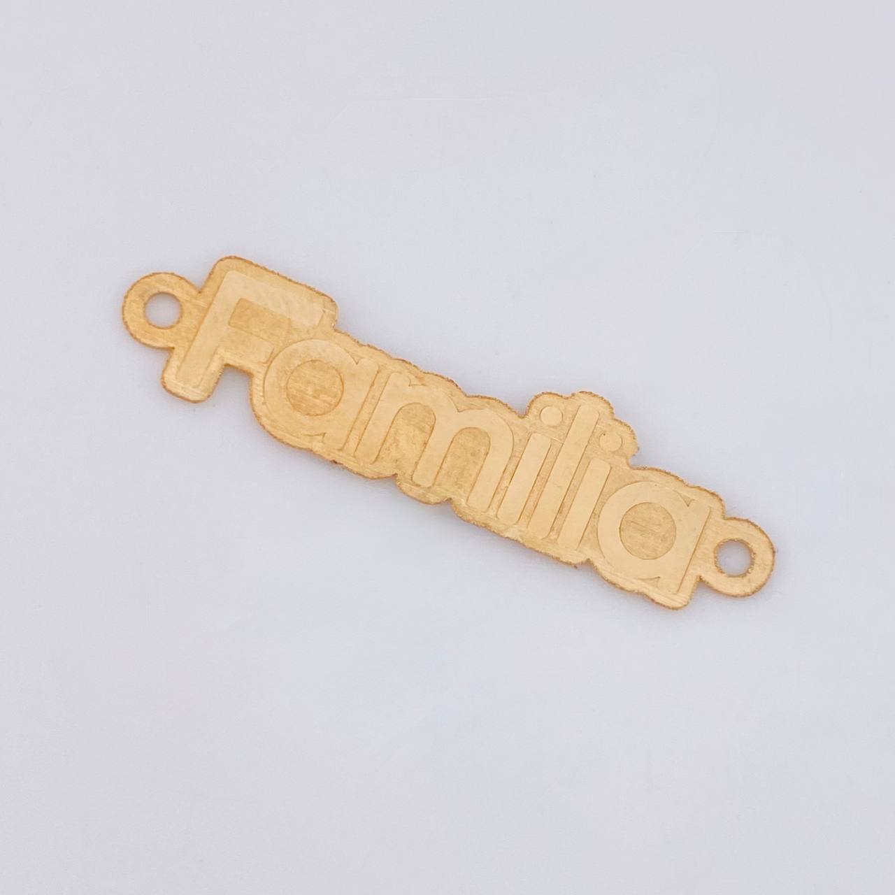 Herraje Familia 0.65g / 1 1/4 in Oro Amarillo 18K