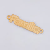 Herraje Familia 0.65g / 1 1/4 in Oro Amarillo 18K
