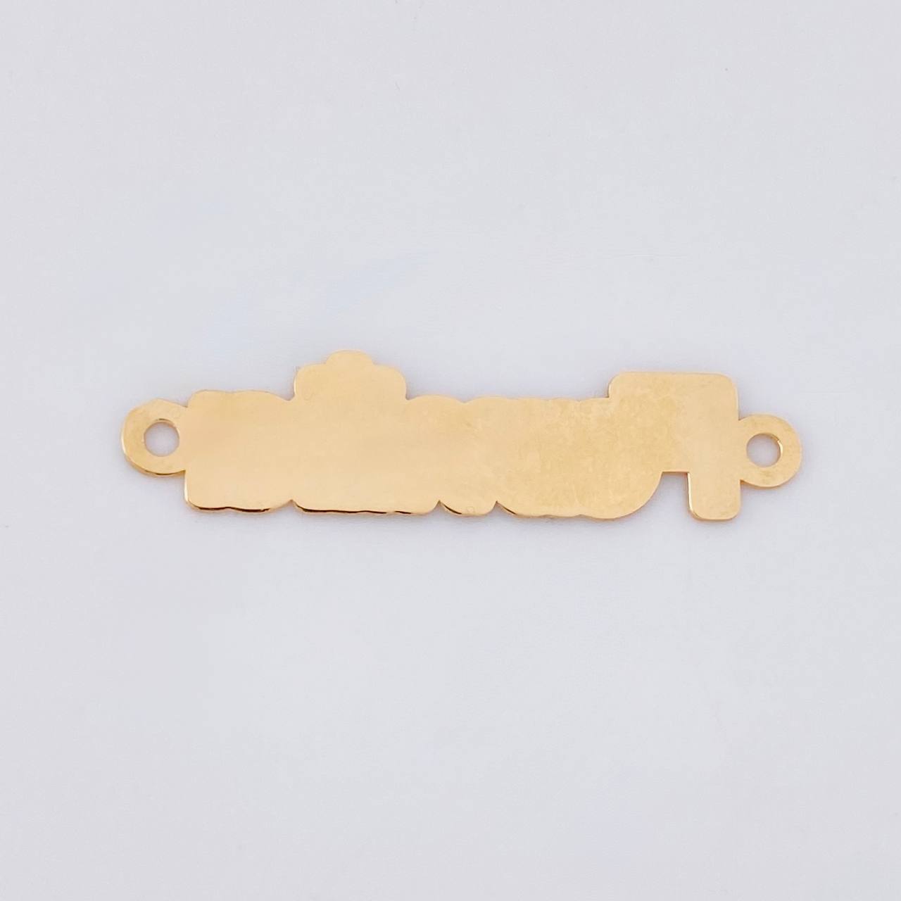 Herraje Familia 0.65g / 1 1/4 in Oro Amarillo 18K