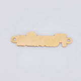 Herraje Familia 0.65g / 1 1/4 in Oro Amarillo 18K