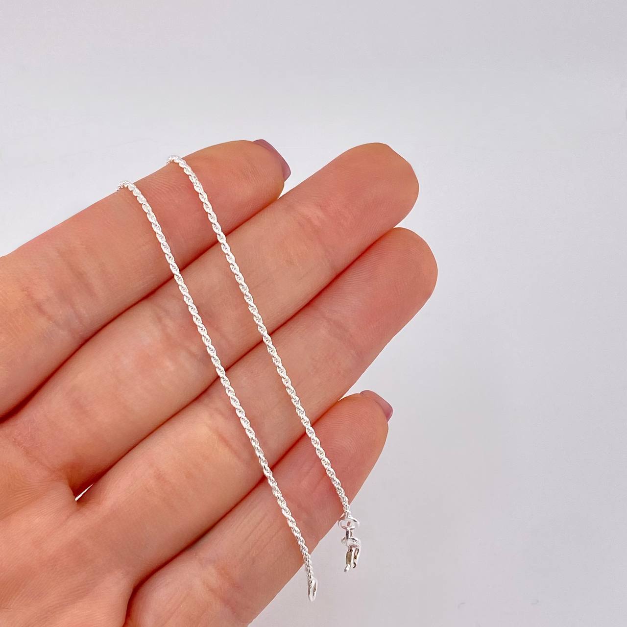 Cadena Lazo 2.4g / 19 3/4 in / 1.1mm Plata 925