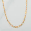 Flat Mariner Chain 4.1 g / 23 1/2 in / 2.1 mm Three Golds 18K