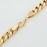 Cadena Cubana 14.25 g / 23 3/4 in / 7.2 mm Oro Amarillo 18K