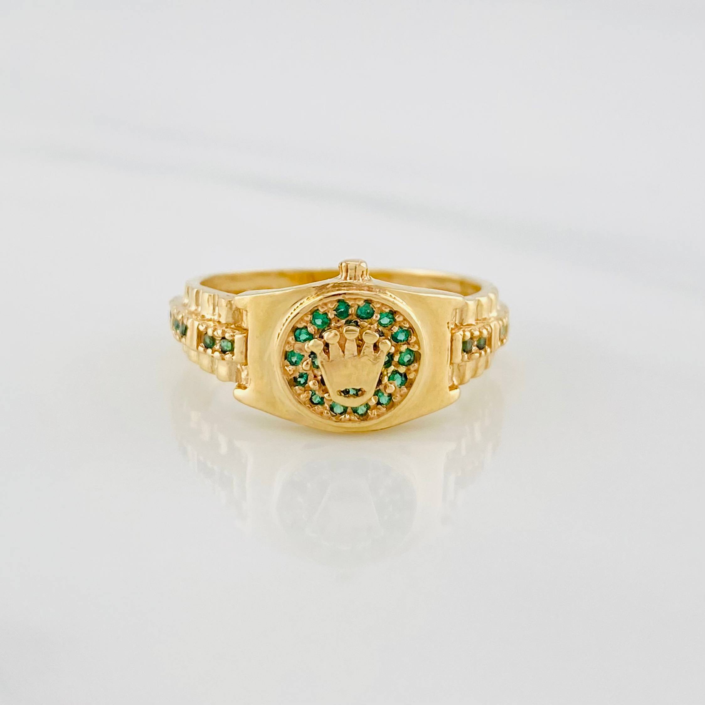 Anillo Corona 3.6g / T6 1/2 Oro Amarillo 18K