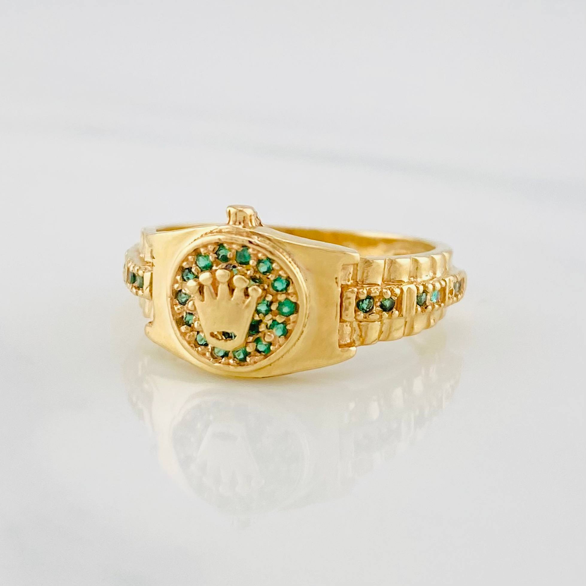 Anillo Corona 3.6g / T6 1/2 Oro Amarillo 18K