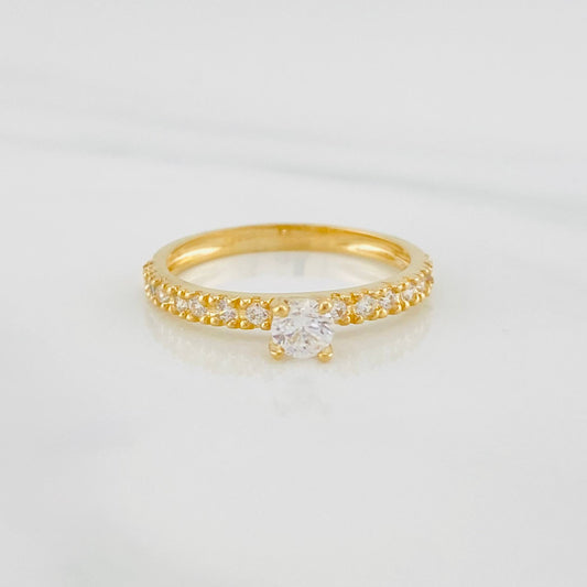 Anillo Solitario churumbela 2.05g / T6 1/2 Oro Amarillo 18K