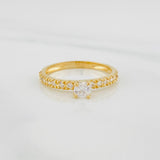 Anillo Solitario churumbela 2.05g / T6 1/2 Oro Amarillo 18K