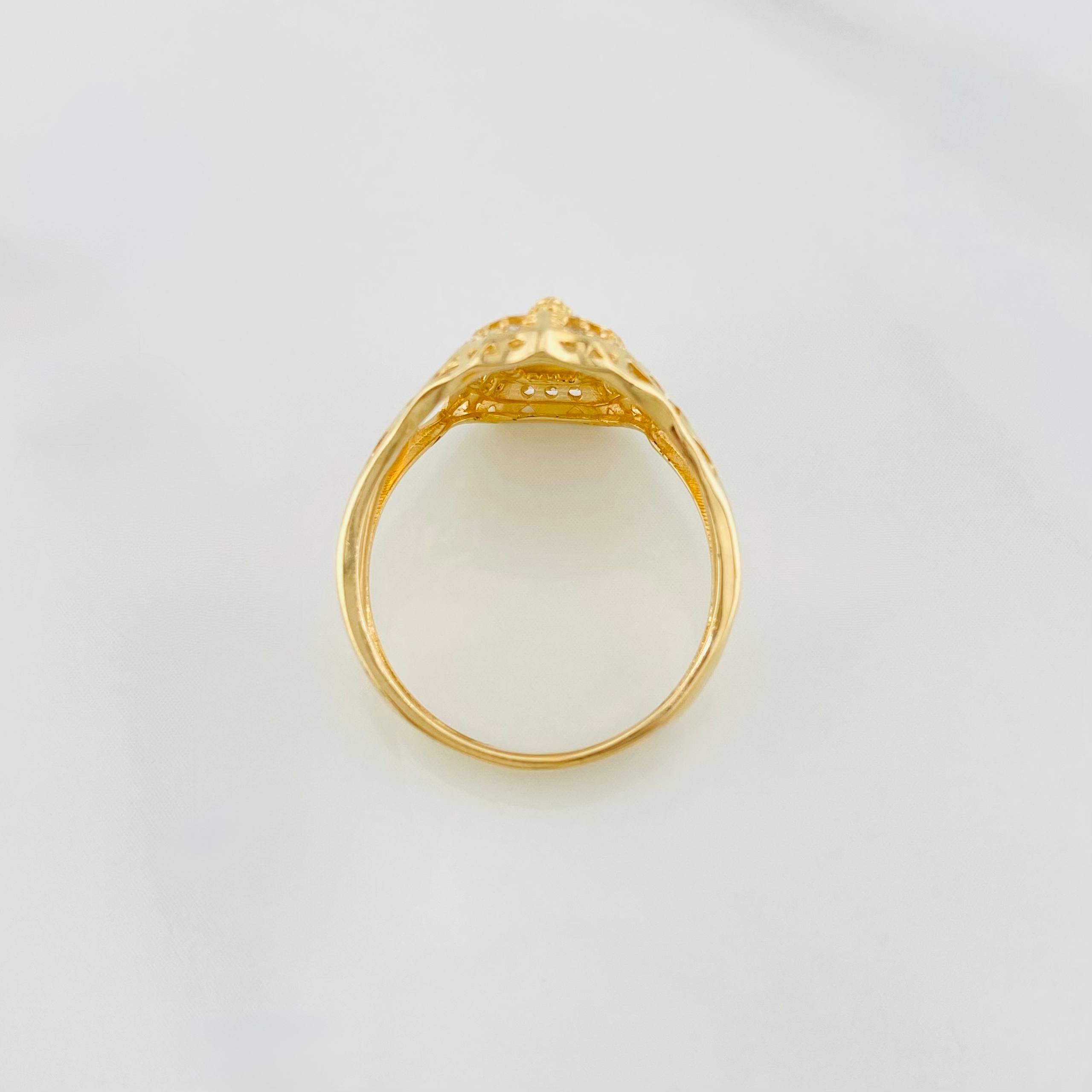 Anillo Virgen Guadalupe 3.25g / T5 3/4 Oro Amarillo 18K