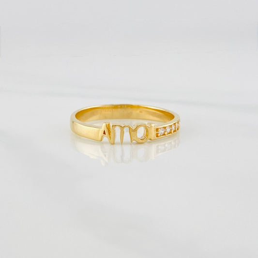 Ama Ring 2.3g / T7 1/2 Yellow Gold 18K