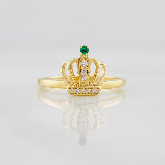 Crown Ring 1.85g / T6 Yellow Gold 18K