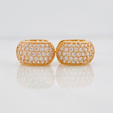 Candongas Berlin 4.65g / 1/2 in Oro Rosa 18K