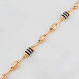 Pulso Barril Candando Boya 4.3g / 8 in / 4.38mm Oro Rosa 18K