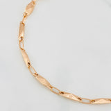 Pulso Eslabon 4g / 8 in / 3.72mm Oro Rosa 18K