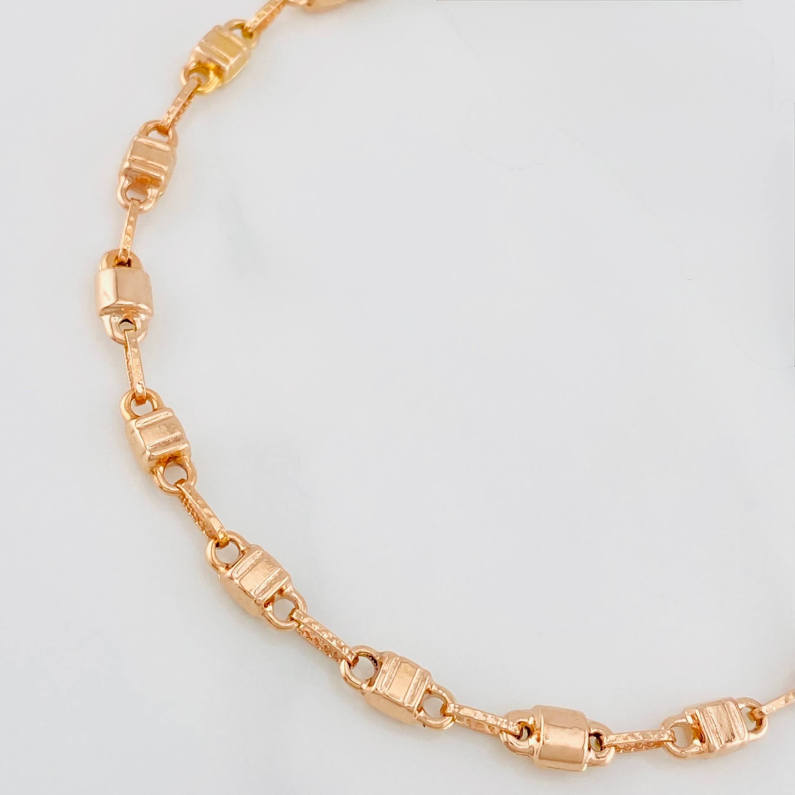 Pulso Candando boya 4.85g / 8 in / 4.24mm Oro Rosa 18K