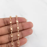 Pulso Candando boya 4.85g / 8 in / 4.24mm Oro Rosa 18K
