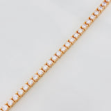 Pulso Tennis 14.65g / 6 1/4 in / 2.86mm Oro Rosa 18K