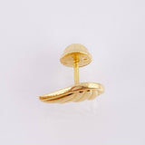 Topo Único Ala 0.35gr / 11mm Oro Amarillo 18K
