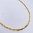 Cadena Cubana 11.4gr / 60cm / 3.9mm Oro Amarillo +0 18K $