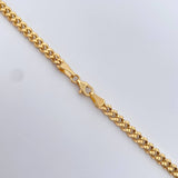 Cadena Cubana 11.4gr / 60cm / 3.9mm Oro Amarillo +0 18K $