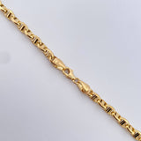 Cadena Escalera 14.35gr / 60cm / 4.5mm Oro Amarillo +3 18K $