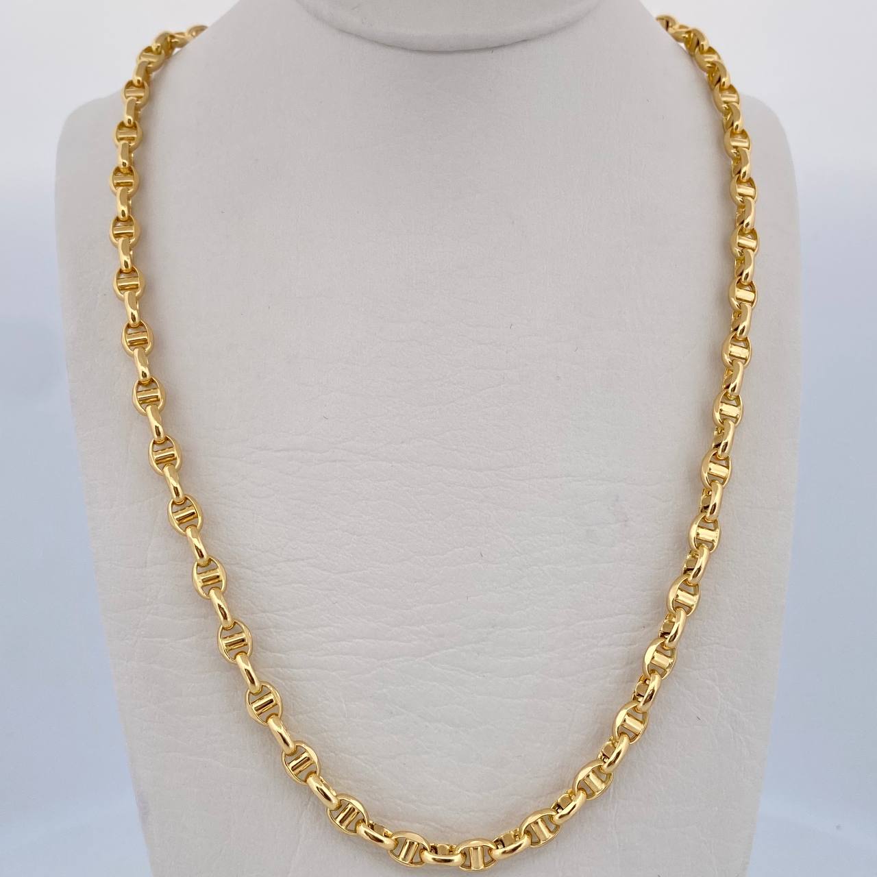 Cadena Escalera 14.35gr / 60cm / 4.5mm Oro Amarillo +3 18K $