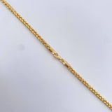 Cadena Franco 11.55gr / 59.6cm / 2.7mm Oro Amarillo +4 18K $
