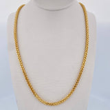 Cadena Franco 11.55gr / 59.6cm / 2.7mm Oro Amarillo +4 18K $